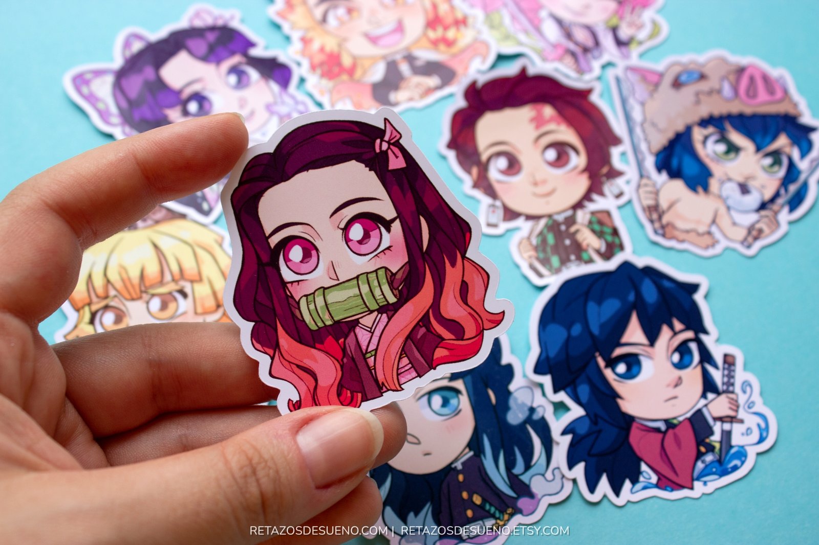 Kimetsu no Yaiba - Pegatinas - Imagen 2