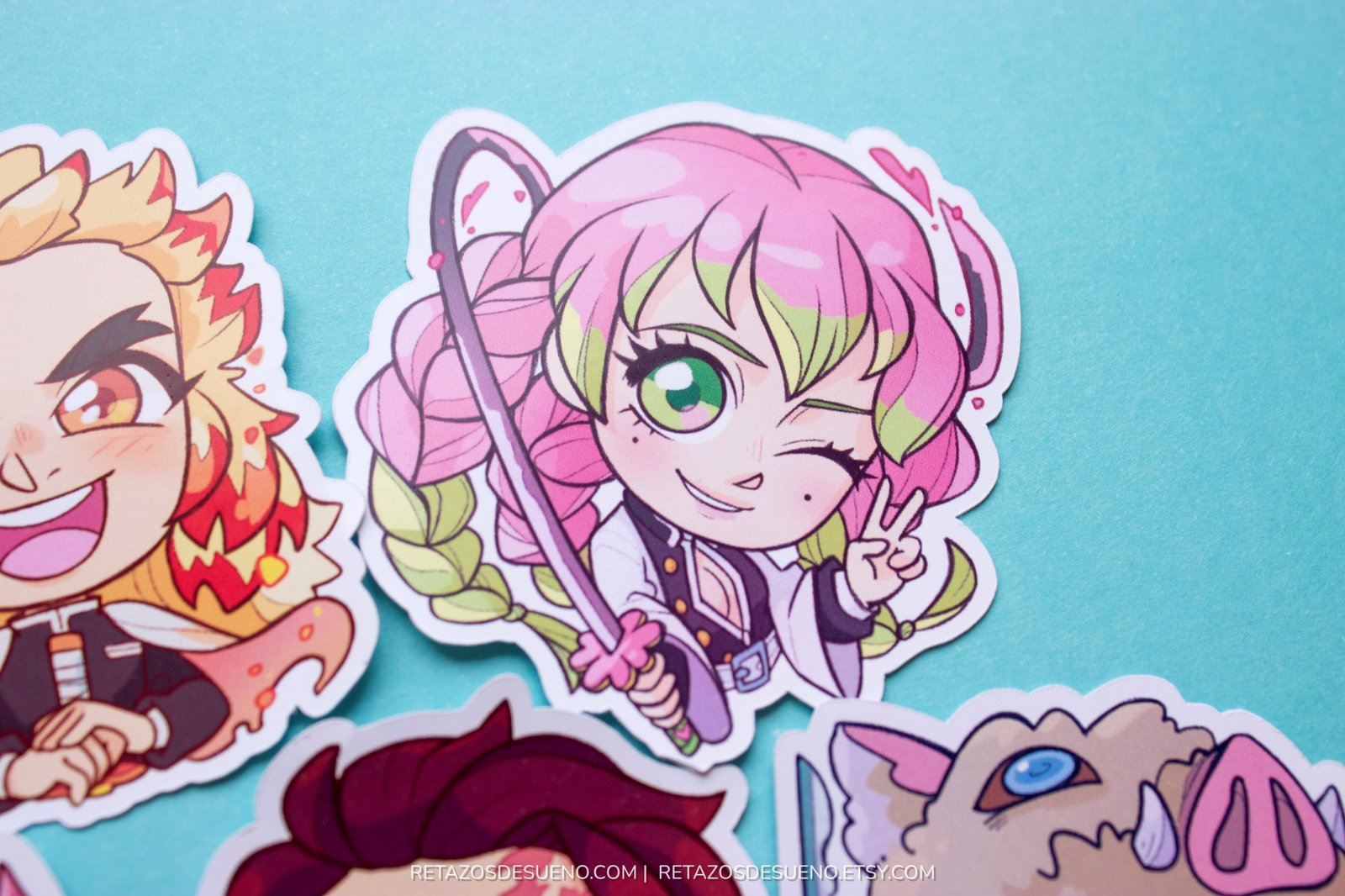 Kimetsu no Yaiba - Pegatinas - Imagen 5