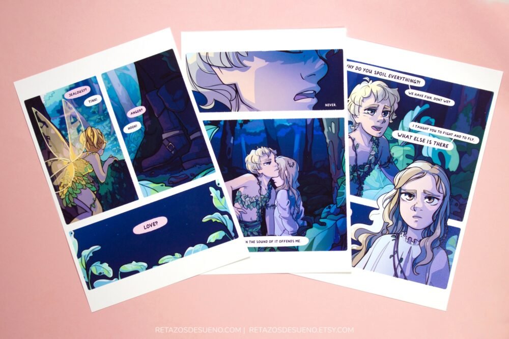 Peter Pan Comic - Set Láminas