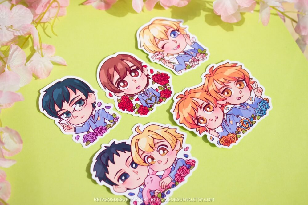 Ouran Host - Pegatinas de vinilo