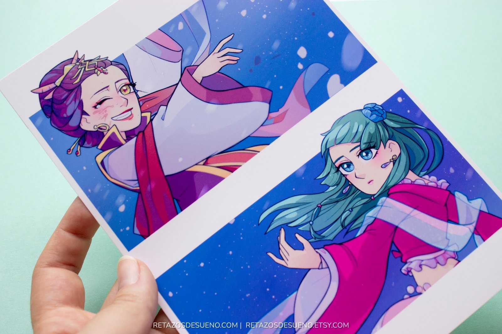 Maomao y Loulan - Lámina