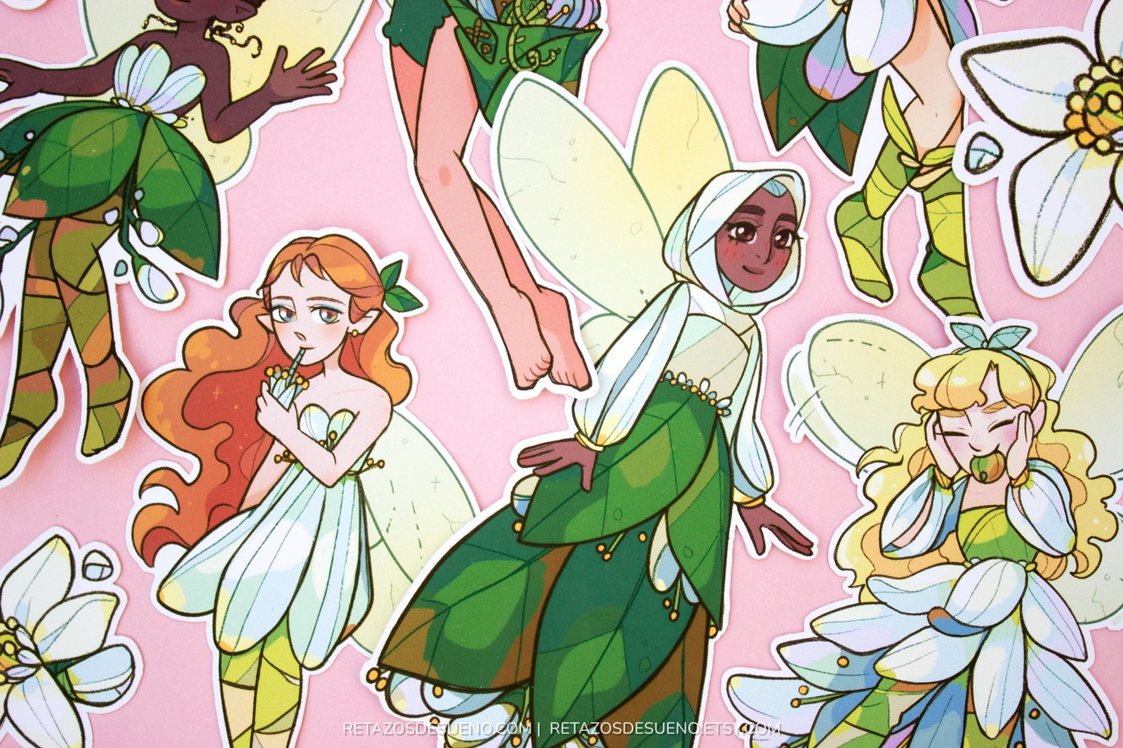 Hadas de Azahar - Pegatinas Vinilo